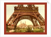Eiffel Tower and the Trocadero, Exposition Universal, 1900, Paris, France, Between Ca. 1890 and Ca. 1900 by Anonymous