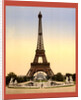 Eiffel Tower, Full-View Looking Toward the Trocadero, Exposition Universal, 1900, Paris, France, Between Ca. 1890 and Ca. 1900 by Anonymous