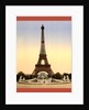 Eiffel Tower, Full-View Looking Toward the Trocadero, Exposition Universal, 1900, Paris, France, Between Ca. 1890 and Ca. 1900 by Anonymous