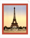 Eiffel Tower, Full-View Looking Toward the Trocadero, Exposition Universal, 1900, Paris, France, Between Ca. 1890 and Ca. 1900 by Anonymous