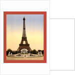 Eiffel Tower, Full-View Looking Toward the Trocadero, Exposition Universal, 1900, Paris, France, Between Ca. 1890 and Ca. 1900 by Anonymous