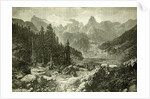Austria Mountains 1891 by Anonymous