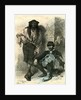 Slovenia Gypsy and Farmer 19th Century by Anonymous