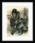 Slovenia Gypsy and Farmer 19th Century by Anonymous