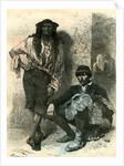 Slovenia Gypsy and Farmer 19th Century by Anonymous