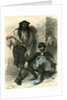 Slovenia Gypsy and Farmer 19th Century by Anonymous