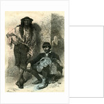Slovenia Gypsy and Farmer 19th Century by Anonymous