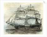 Ocean Ship 18th Century UK by Anonymous