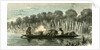 Conibo Family on a Trip 1869 Peru by Anonymous