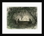 Canoe Fabrication 1869 Peru by Anonymous
