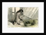 Conibos Woman Weaving 1869 Peru by Anonymous