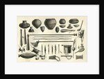 Objects of the Chontaquiros Indians 1869 Peru by Anonymous