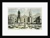 Arequipa Square and Cathedral 1869 Peru by Anonymous