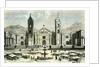 Arequipa Square and Cathedral 1869 Peru by Anonymous