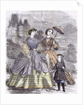 The Paris Fashions for June Child 1860 by Anonymous