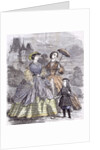 The Paris Fashions for June Child 1860 by Anonymous
