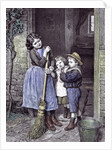 Children and the Saturday's Purchase 1891 by Anonymous