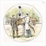 Lady on Her Horse in 1892 by Anonymous