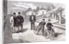 Bicycles in the Garden of the Tuileries Paris 1869 by Anonymous