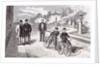Bicycles in the Garden of the Tuileries Paris 1869 by Anonymous