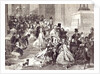 Children Returning from the Christmas Pantomime 1866 by Anonymous