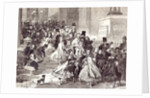 Children Returning from the Christmas Pantomime 1866 by Anonymous