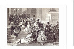 Children Returning from the Christmas Pantomime 1866 by Anonymous