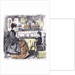 Governess and Boy at the Restaurant 1873 by Anonymous