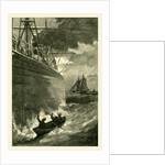 Taking the Pilot on board off New York, 1891 by Anonymous