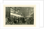 New York, 1891, Custom officers examining the baggage. Arrival of a steamer by Anonymous