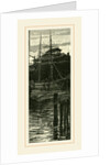 Harbour and Wharves of Salem, New England, 19th century by Anonymous