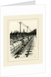 Pennsylvania, an Oil Siding, Petroleum Train, and Pumping Station, 19th century by Anonymous