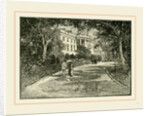 The Rear of the White House, Washington, 19th century by Anonymous