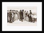 Annual Meeting Of The Golden Lane Costermongers' Mission: The Earl Of Shaftesbury Reviewing The Donkeys, 1875 by Anonymous