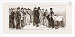 Annual Meeting Of The Golden Lane Costermongers' Mission: The Earl Of Shaftesbury Reviewing The Donkeys, 1875 by Anonymous