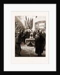 Opening Of The New Merchant Taylors' Schools By The Prince And Princess Of Wales, 1875: The Archbishop Of Canterbury Offering Up A Prayer by Anonymous