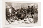 The Civil War In Spain, 1875: Alphonsist Troops At Dinner In The Camp On Mount Esquinza by Anonymous