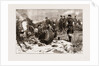 The Civil War In Spain, 1875: Alphonsist Troops At Dinner In The Camp On Mount Esquinza by Anonymous