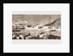 The Seal Fishing Fleet In St. John's Bay, Newfoundland by Anonymous