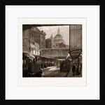 A Peep At St. Paul's And the Times Office From Underground, London by Anonymous