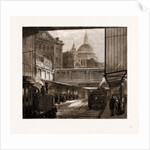 A Peep At St. Paul's And the Times Office From Underground, London by Anonymous