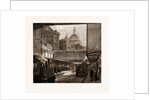A Peep At St. Paul's And the Times Office From Underground, London by Anonymous