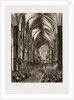 Restored Choir Of Rochester Cathedral During The Opening Service, UK by Anonymous