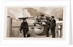 Our Mediterranean Fleet: Practice With The Nordenfeldt Gun On Board H.M.S. Monarch, 1881 by Anonymous