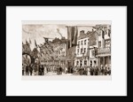 Centenary Of The Battle Of Jersey, Fete At St. Helier's: The Procession In Beresford Street by Anonymous