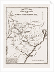 Sketch Map Showing The Road From Durban To The Transvaal, South Africa by Anonymous