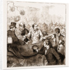 The Earl Of Beaconsfield: The Return From The Berlin Congress, 1878. Outside The Station. by Anonymous