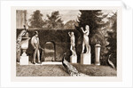The Funeral Of The Late Earl Of Beaconsfield, Notes At Hughenden: On The Terrace by Anonymous