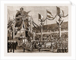The Royal Wedding In Austria: State Entry Of The Princess Stephanie Into Vienna, 1881: The Burgomaster Presenting The Address Of Welcome by Anonymous