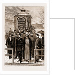 The Persian Envoy Visiting The Shrine Marking The Spot Where The Late Czar Alexander II. Of Russia Was Assassinated At St. Petersburg, 1881 by Anonymous